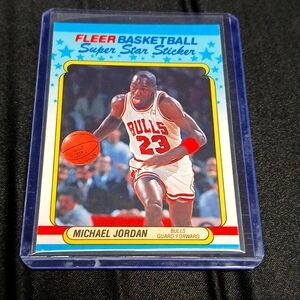 1988 Fleer Michael Jordan Sticker Card